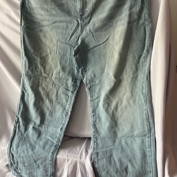 LOGO 7 Light Blue Boyfriend Jeans - Picture 2 of 3